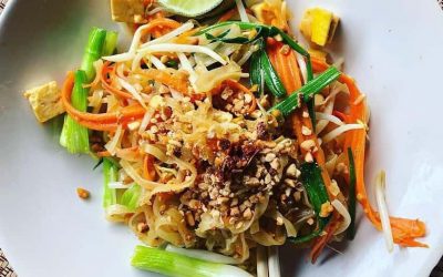 vegetarian cooking class chiang mi pad thai